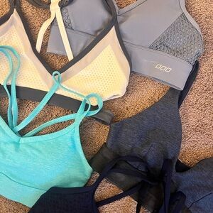 Set of 5 XS Lorna Jane/Outdoor voices sports bras
